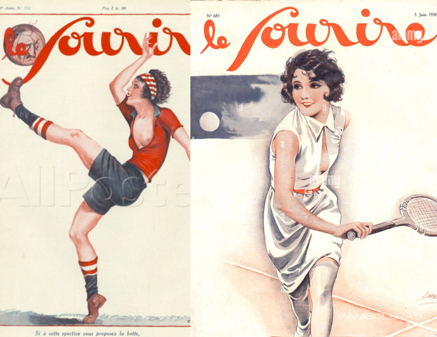 La mujer deportista en las portadas francesas de los años 20