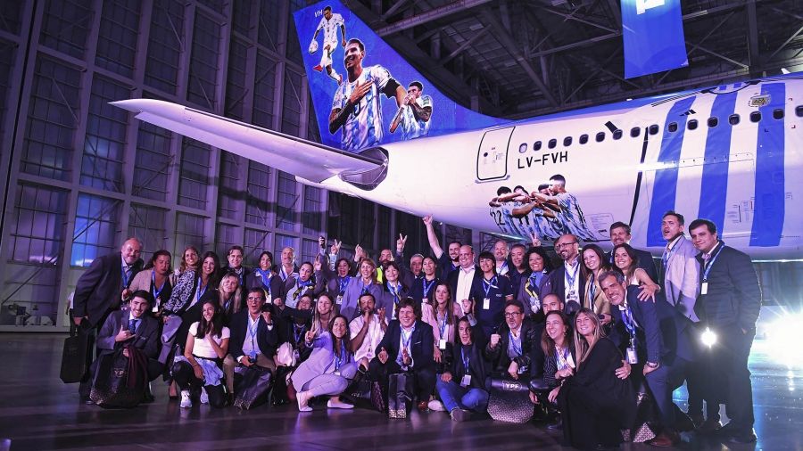 La selección de Argentina tiene listo el avión para el mundial de Qatar 2022