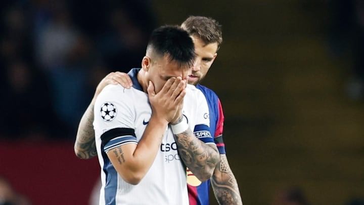 Inter's Forward Martinez to Miss Key Champions League Match Against Barcelona