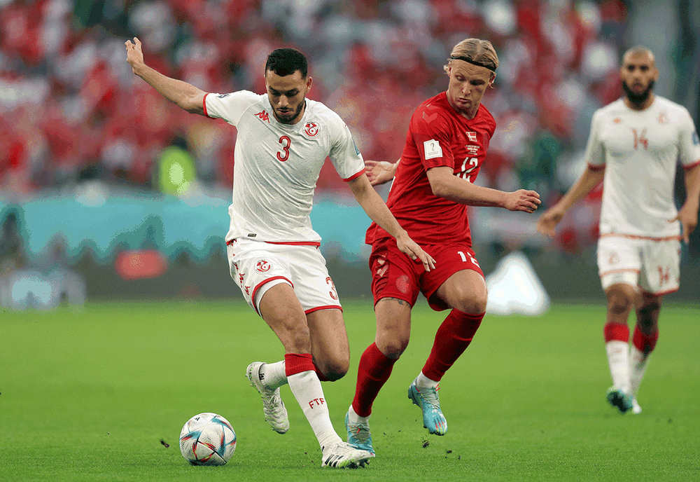 Teams of Denmark and Tunisia didn't score goals in 2022 FIFA World Cup match in Qatar