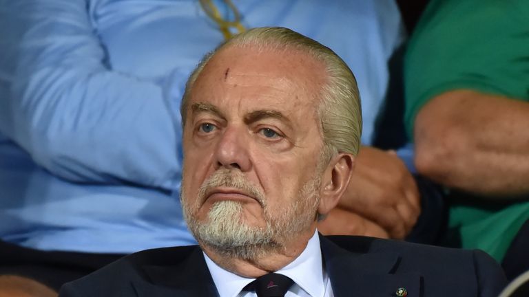 Napoli president De Laurentiis accuses FIFA of stealing billions