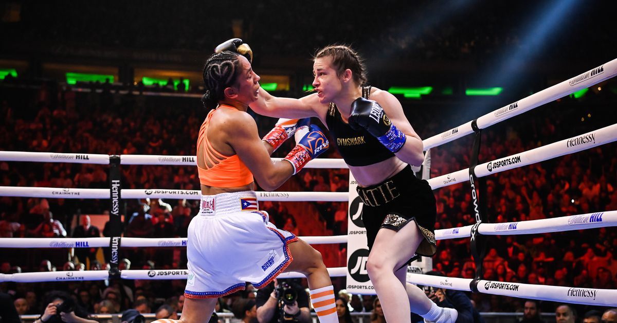 Katie Taylor, demostró en una victoria controversial en el MSG, que sigue siendo la reina en el boxeo femenino 