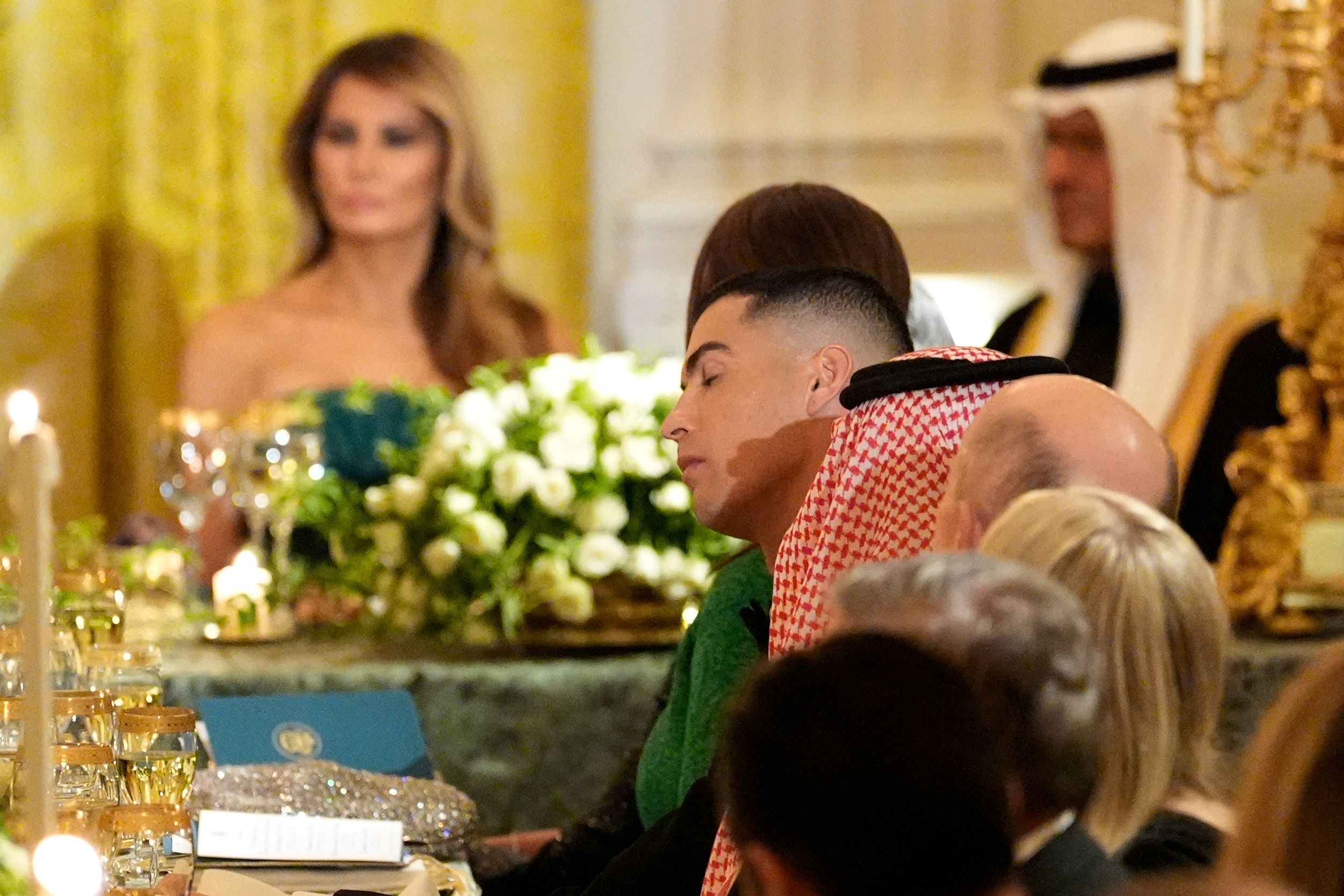 Cristiano Ronaldo Attends White House Dinner Hosted by President Trump for Saudi Crown Prince