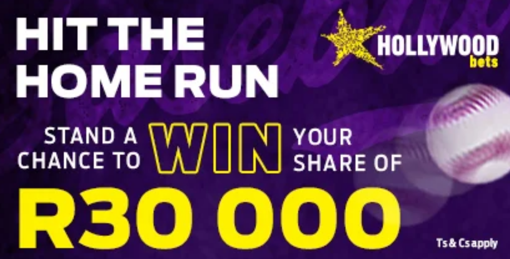 Hollywoodbets Hit The Home Run: Win A Share of R30,000 in Betting Vouchers