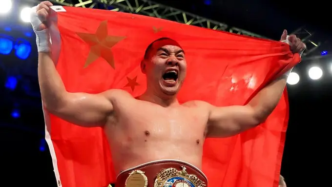 El chino Zhang Zhilei retó a Tyson Fury a pelear este verano 