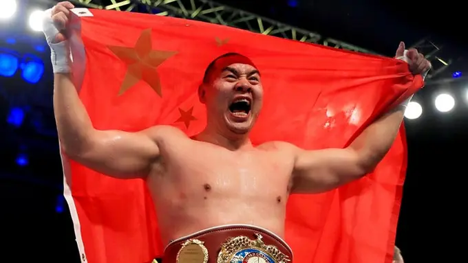 El chino Zhang Zhilei retó a Tyson Fury a pelear este verano