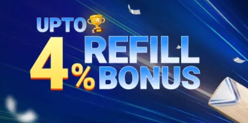 Fun88 Refill Bonus – Up to 4% Cashback on Your Deposits!