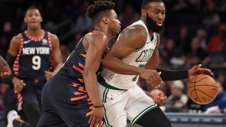 NBA: NY Knicks pull off a tough double-overtime win versus the Boston Celtics