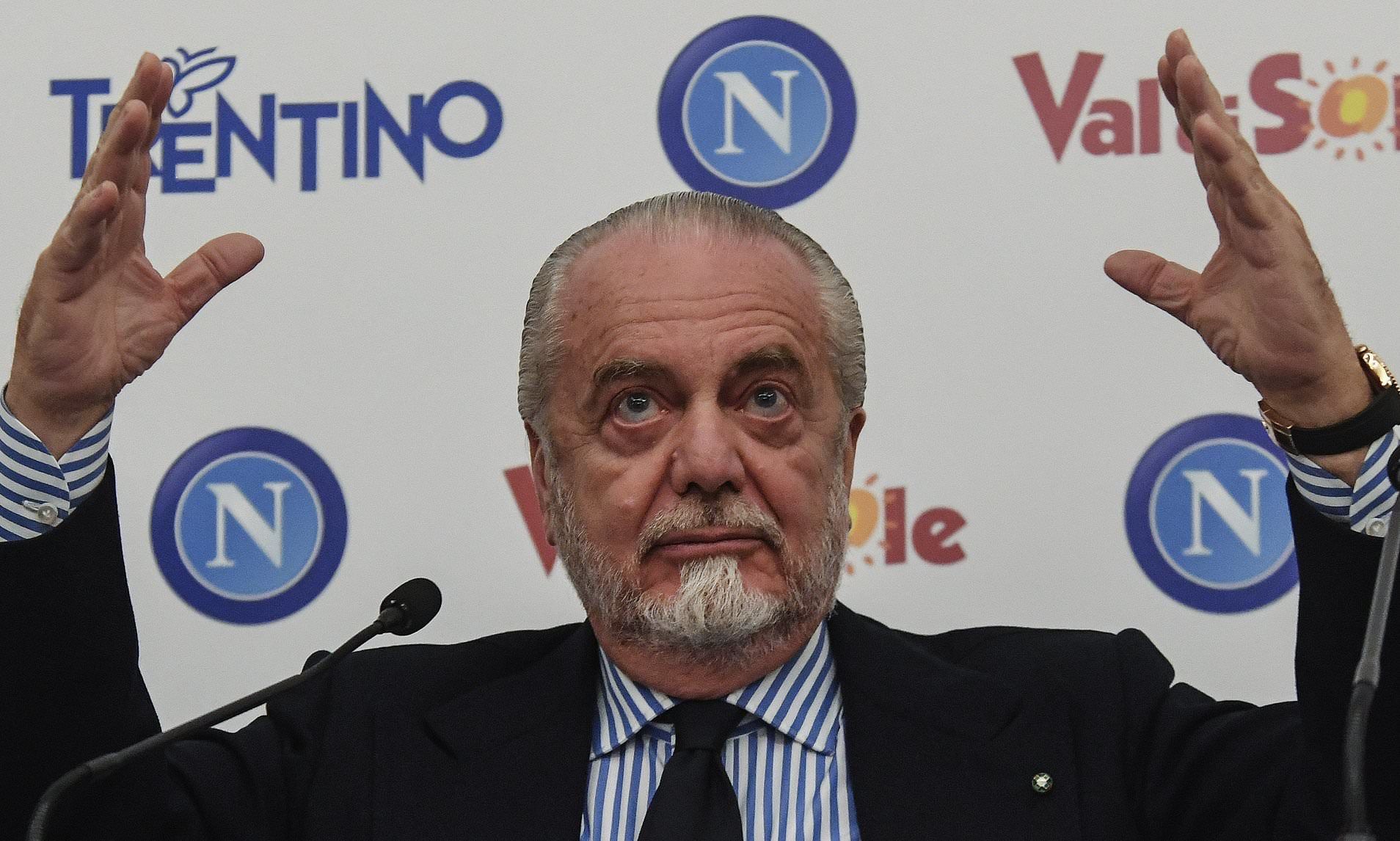 Presidente del Nápoles: &quot;A Florentino le expliqué que la idea inicial de la Superliga era equivocada&quot;
