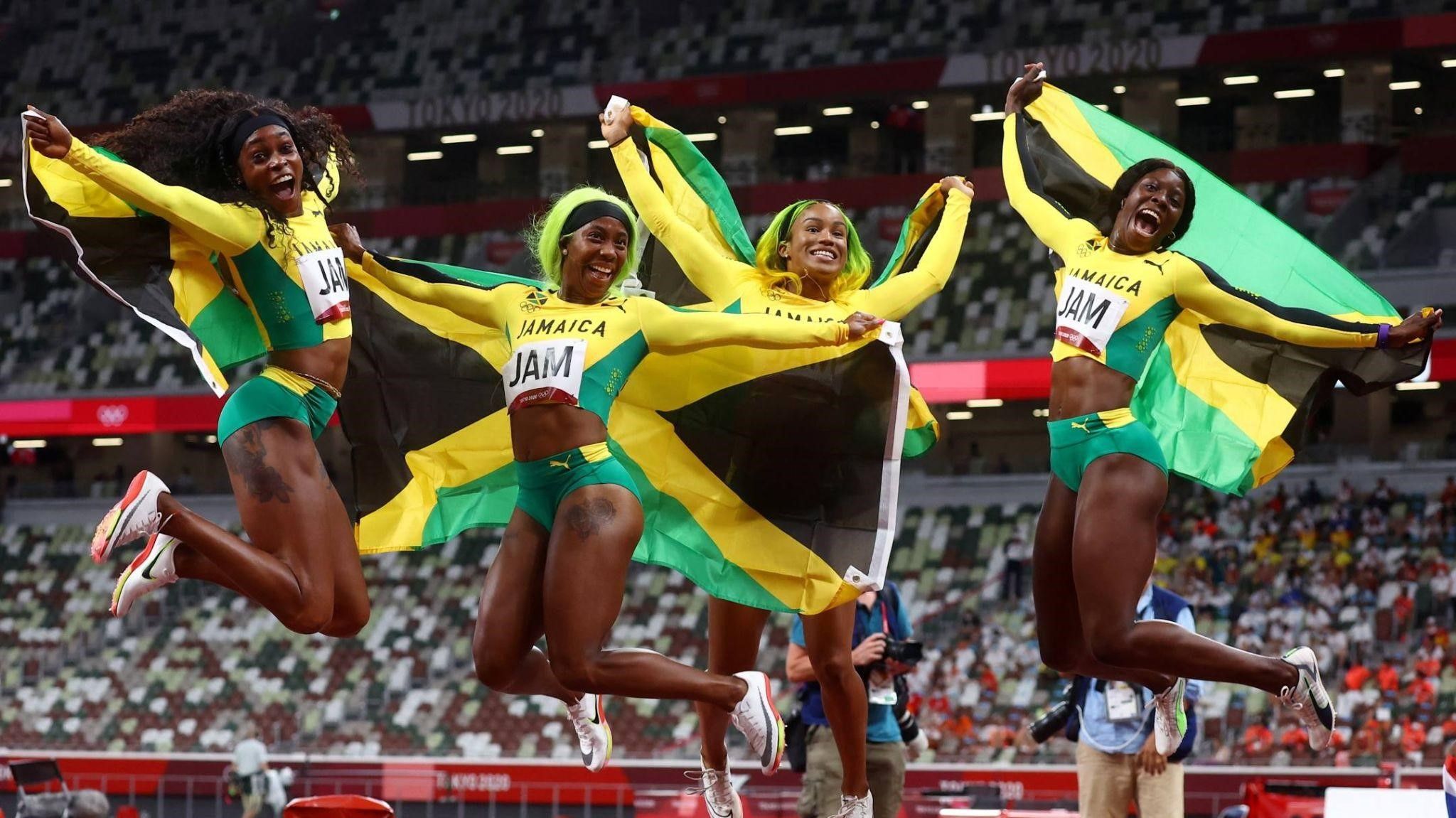 Jamaica claims 4 x100m relay Olympic gold