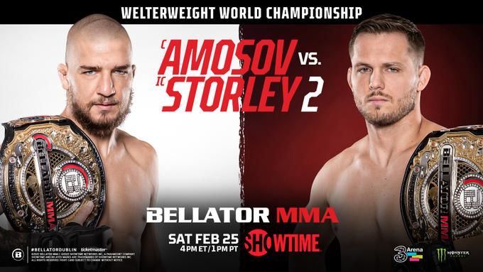 Yaroslav Amosov will fight Logan Storley on February 25 at Bellator 291