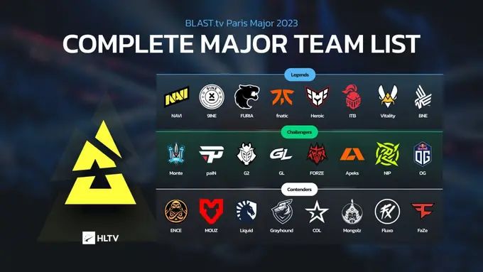 BLAST to hold the first CS:GO Major of 2023 in France