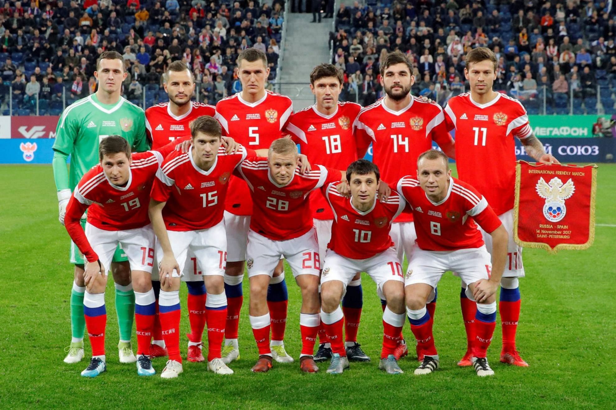 La selección de fútbol rusa, regresa a las canchas