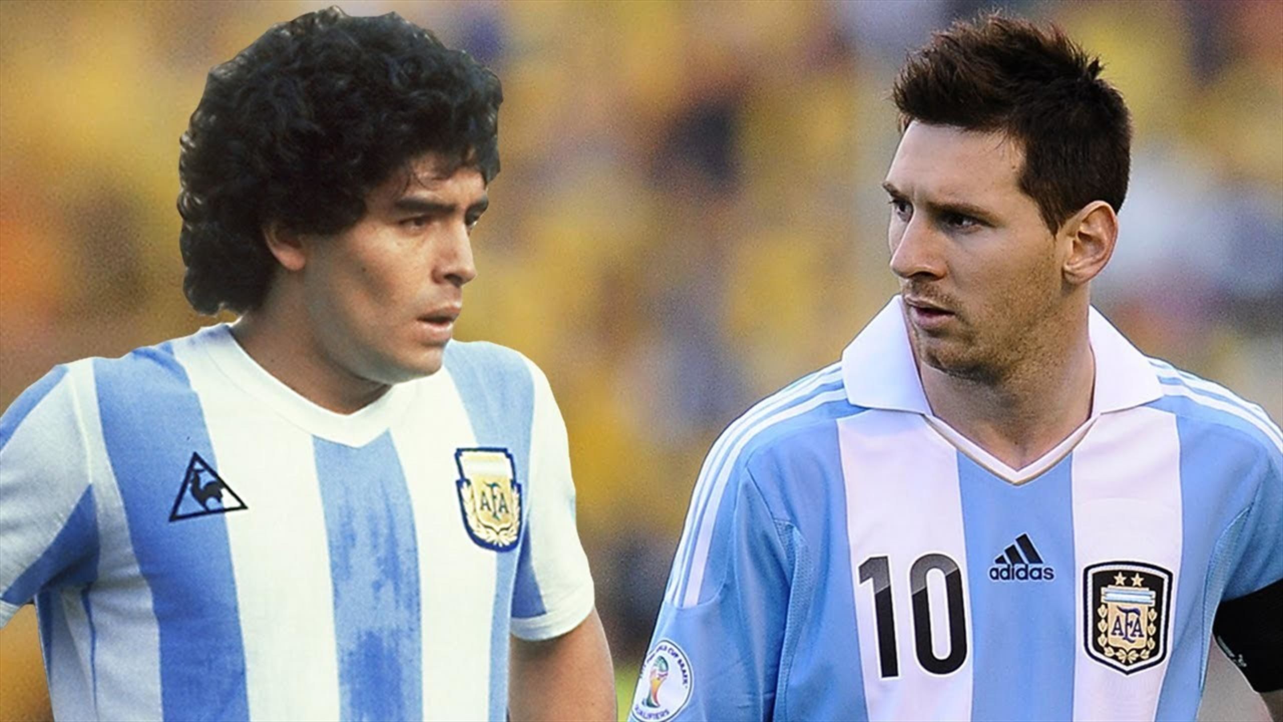 Messi is sure that Maradona would be very happy to have his record broken at the World Cup