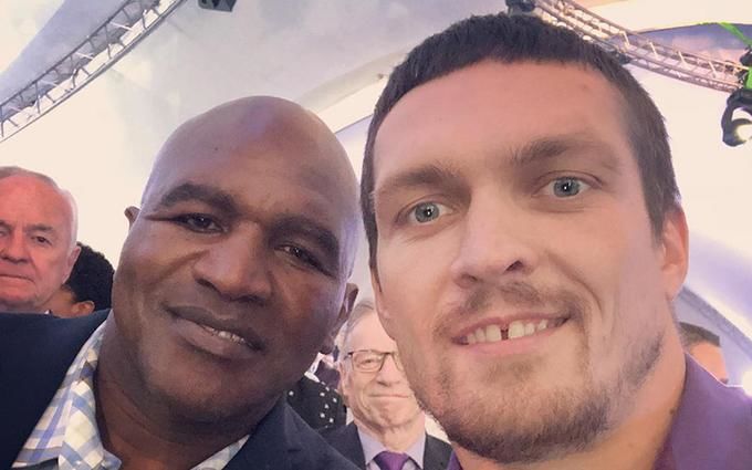 Holyfield tells about the promise Usyk made to him