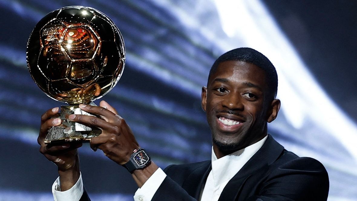 Dembélé Becomes First Player in 30 Years to Win Ballon d’Or in Debut Nomination