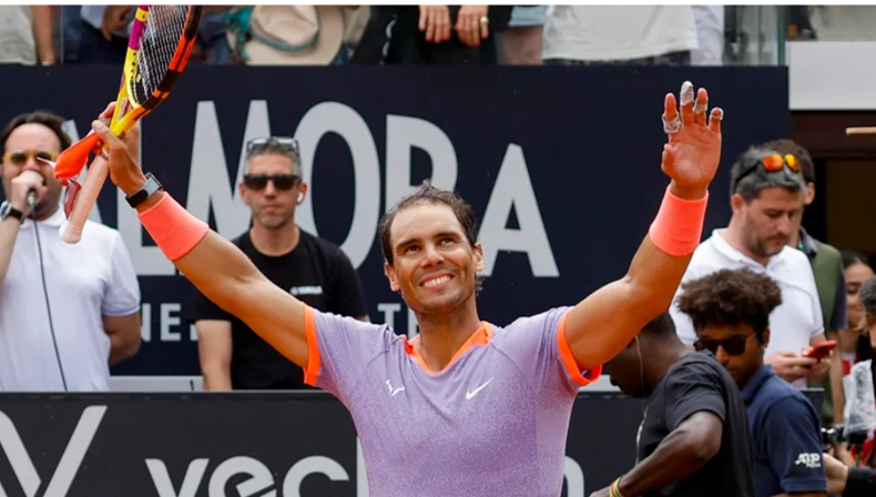 Rafael Nadal debutó con éxito en Roma 