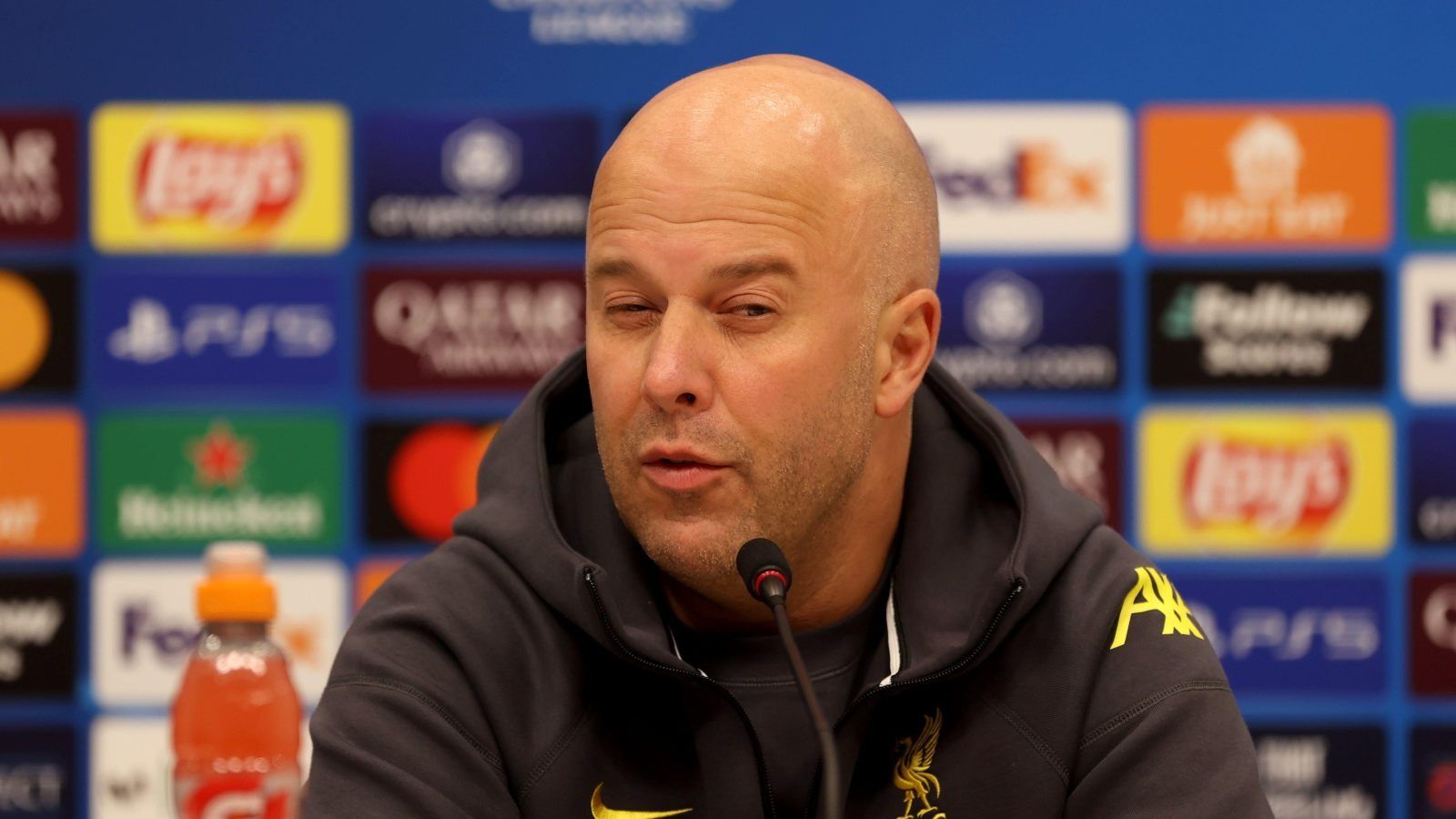 Liverpool Coach Slot Will Consider Salah Situation After Champions League Game Against Inter