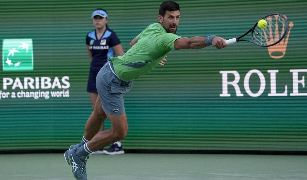 Debutando en Indian Wells, Novak Djokovic completó 400 victorias en Masters 1.000