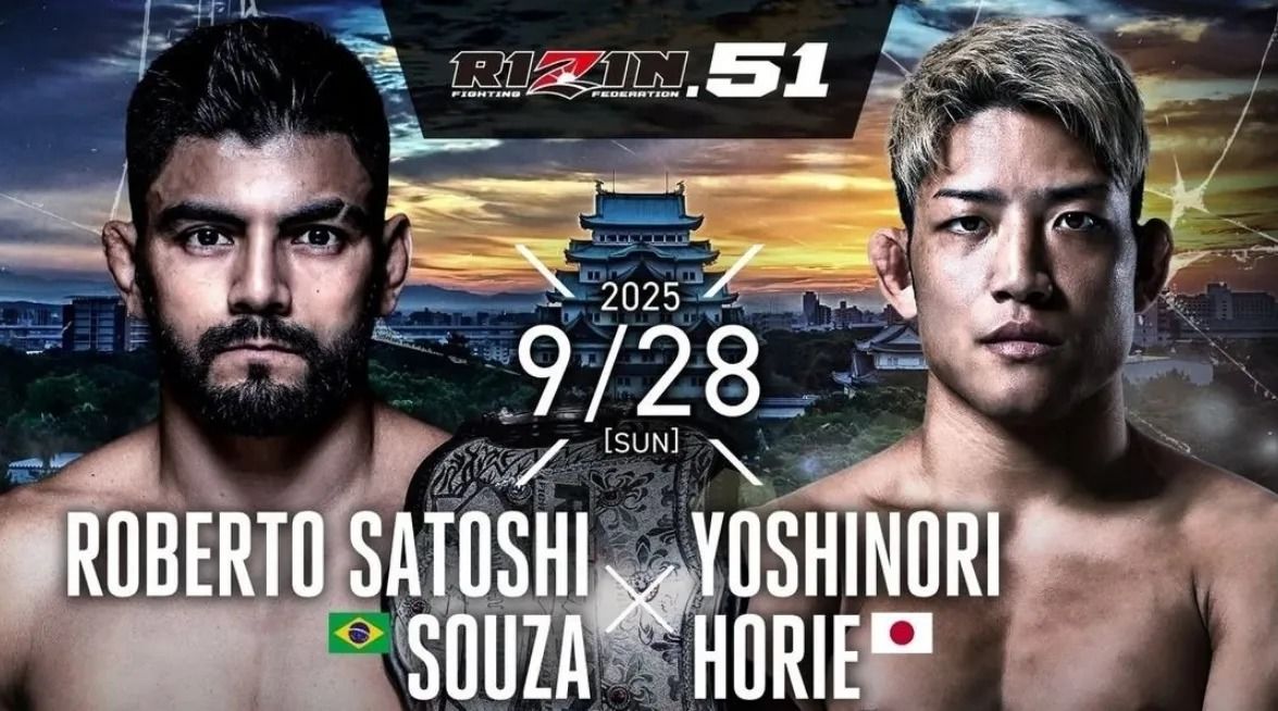 De Souza Chokes Out Horie to Defend Rizin Lightweight Title