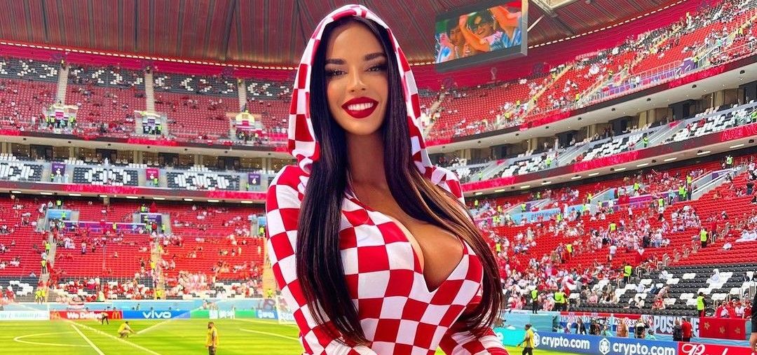 Sexy Croatia Fan Ivana Knoll Fashion Protests Against Qatar Laws