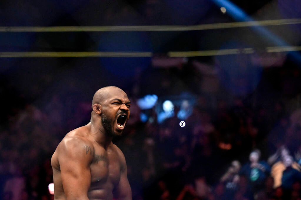 Jones Reacts To Aspinall's Call To Strip Him Of UFC Title