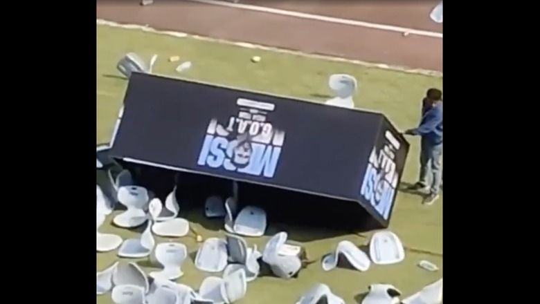 Kolkata Fans Vandalize Stadium in Protest After Meeting Messi