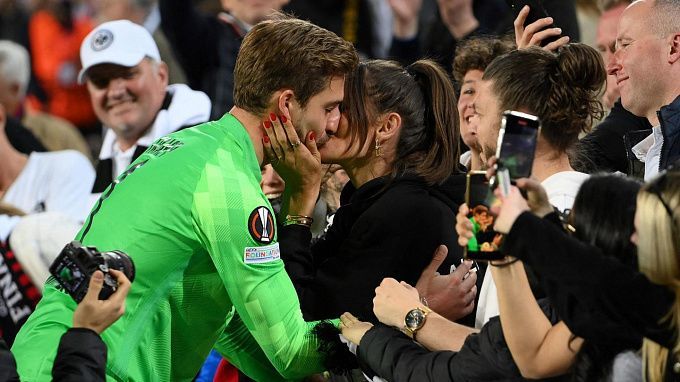 Izabel Goulart, supermodel, Victoria's Secret Angel, and wife of Eintracht goalkeeper Kevin Trapp