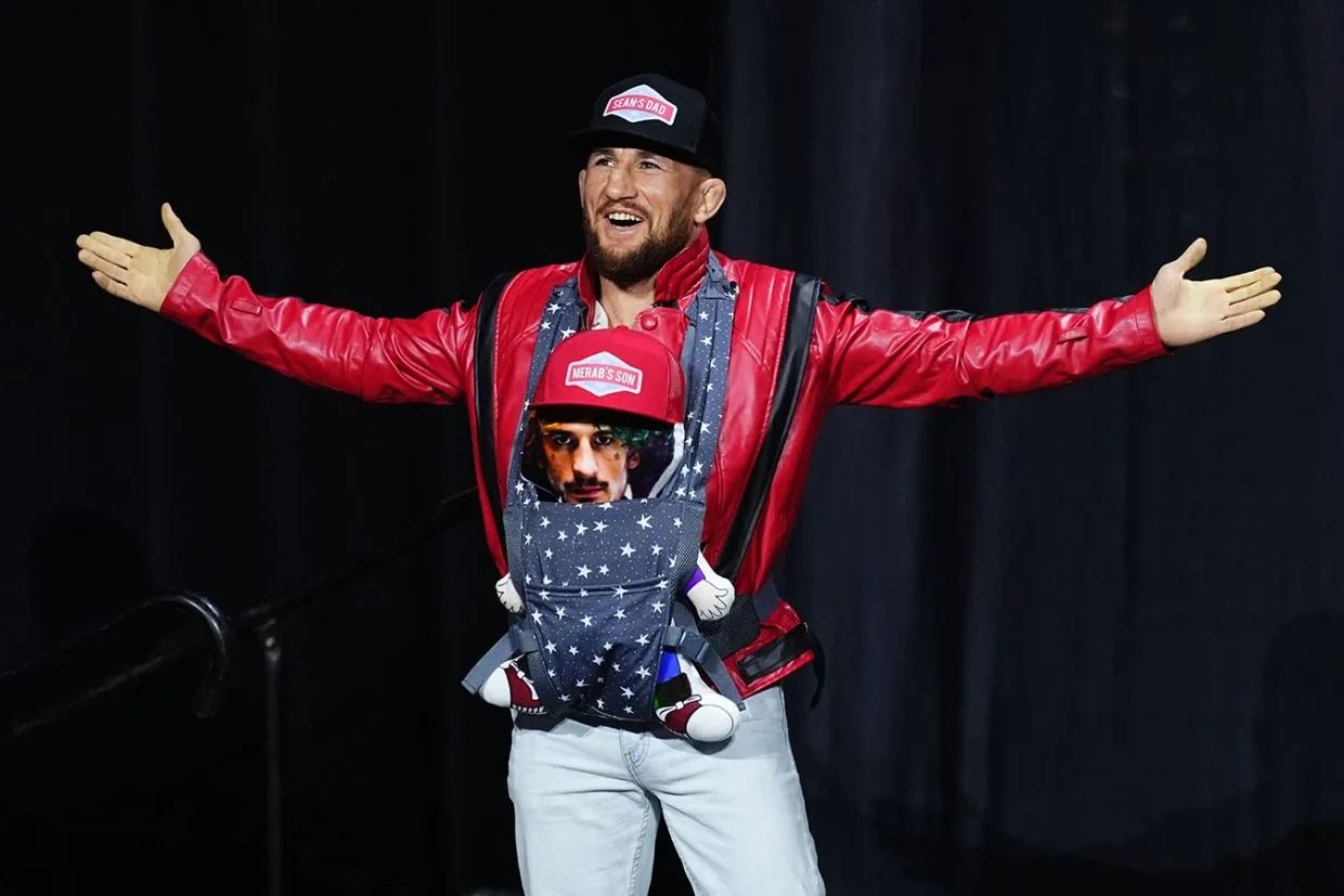 Dvalishvili Shows Up to UFC Press Conference with O’Malley Doll