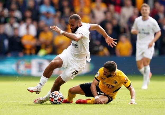 EPL: Brentford claims a two-nil win over the Wolves