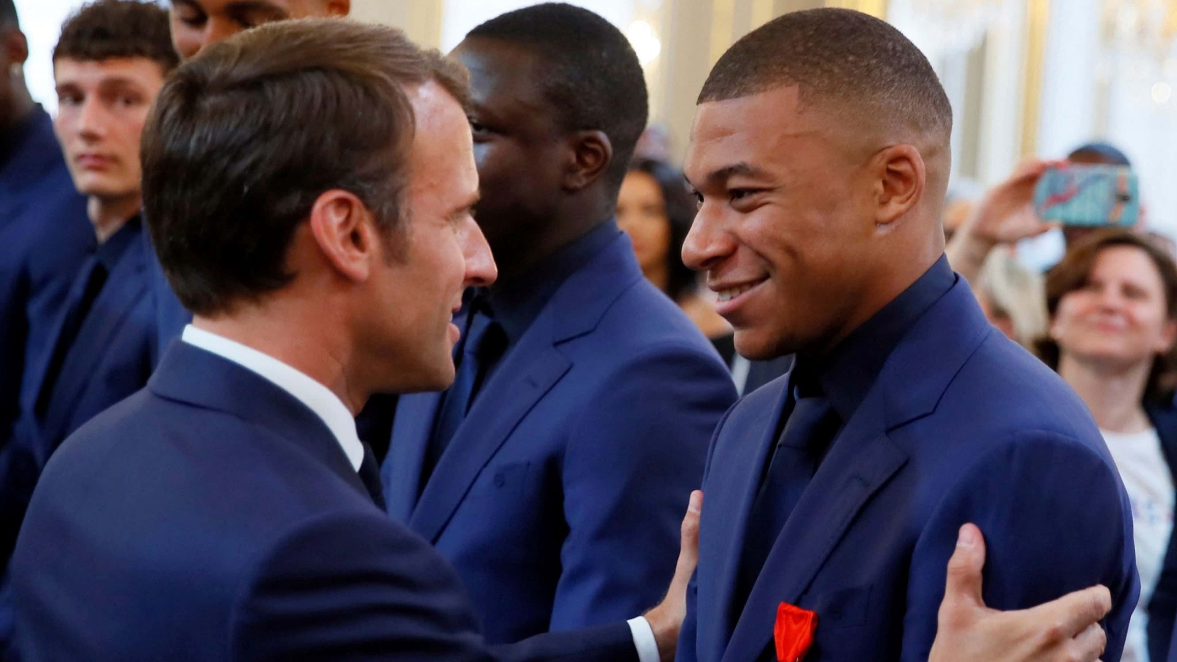 French President Macron Says He Did Not Try To Persuade Mbappe To Stay At PSG