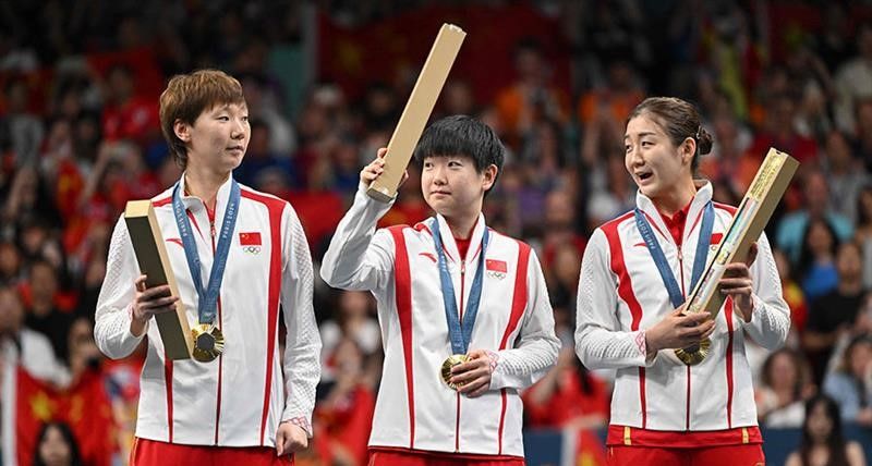 China vuelve a la cima del medallero olímpico con el tenis de mesa