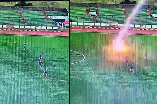 Indonesian Footballer Killed By Lightning During Match