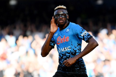 Osimhen Ignores Napoli Teammates As He Arrives At Hotel Before Serie A Match Against Udinese