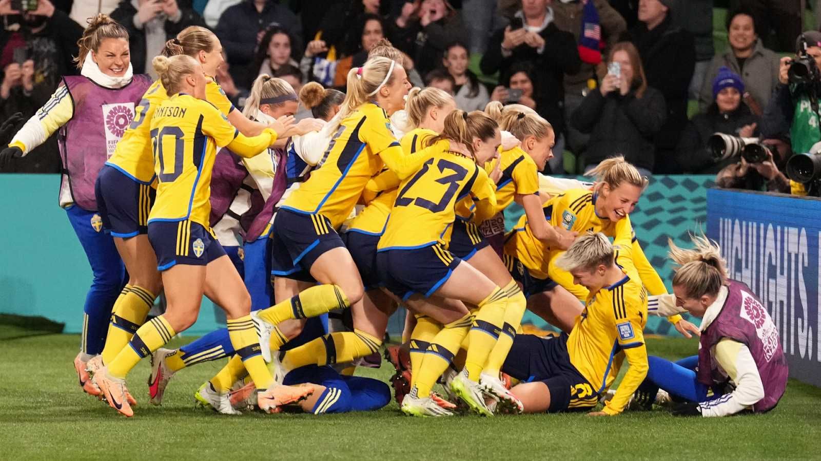 Suecia elimina a EE.UU del Mundial Femenino, y clasifica a cuartos de final 