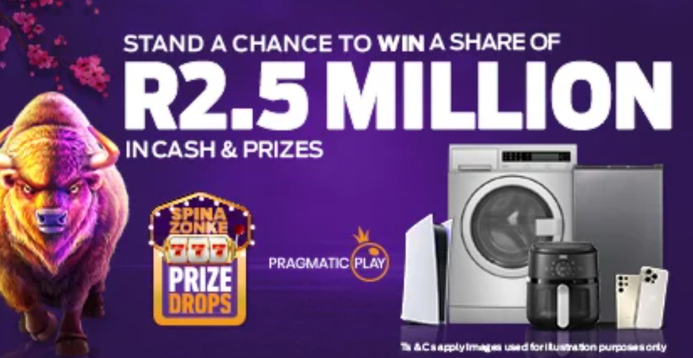 Hollywoodbets Spina Zonke Pragmatic Prize Drops Up To 2.5 Million