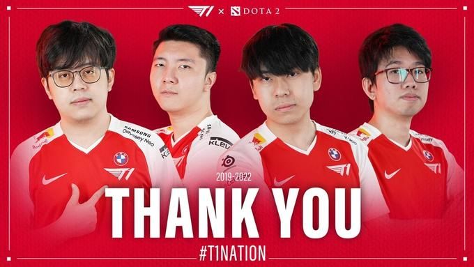 T1 disbanded their Dota 2 lineup with ana and Topson