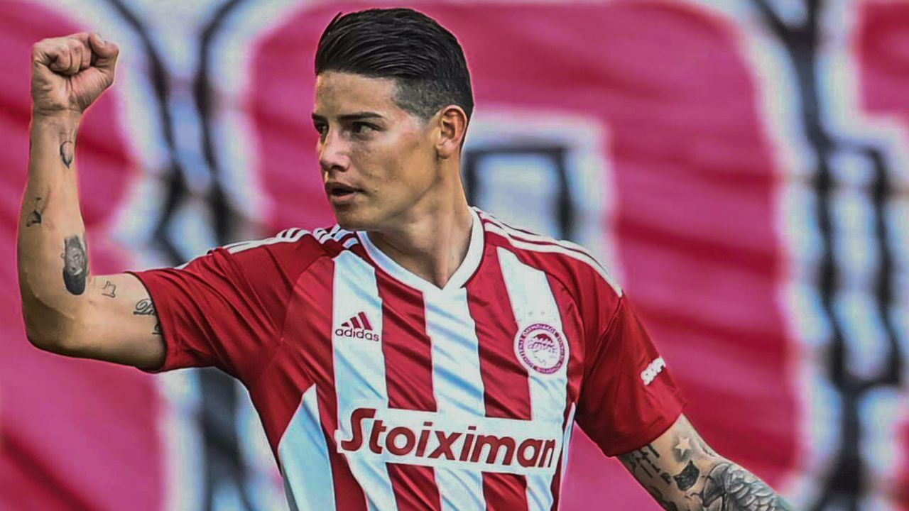 James Rodríguez sigue brillando en Grecia 