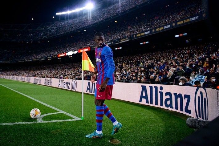 FW Ousmane Dembele expresses his desire to stay with Barcelona