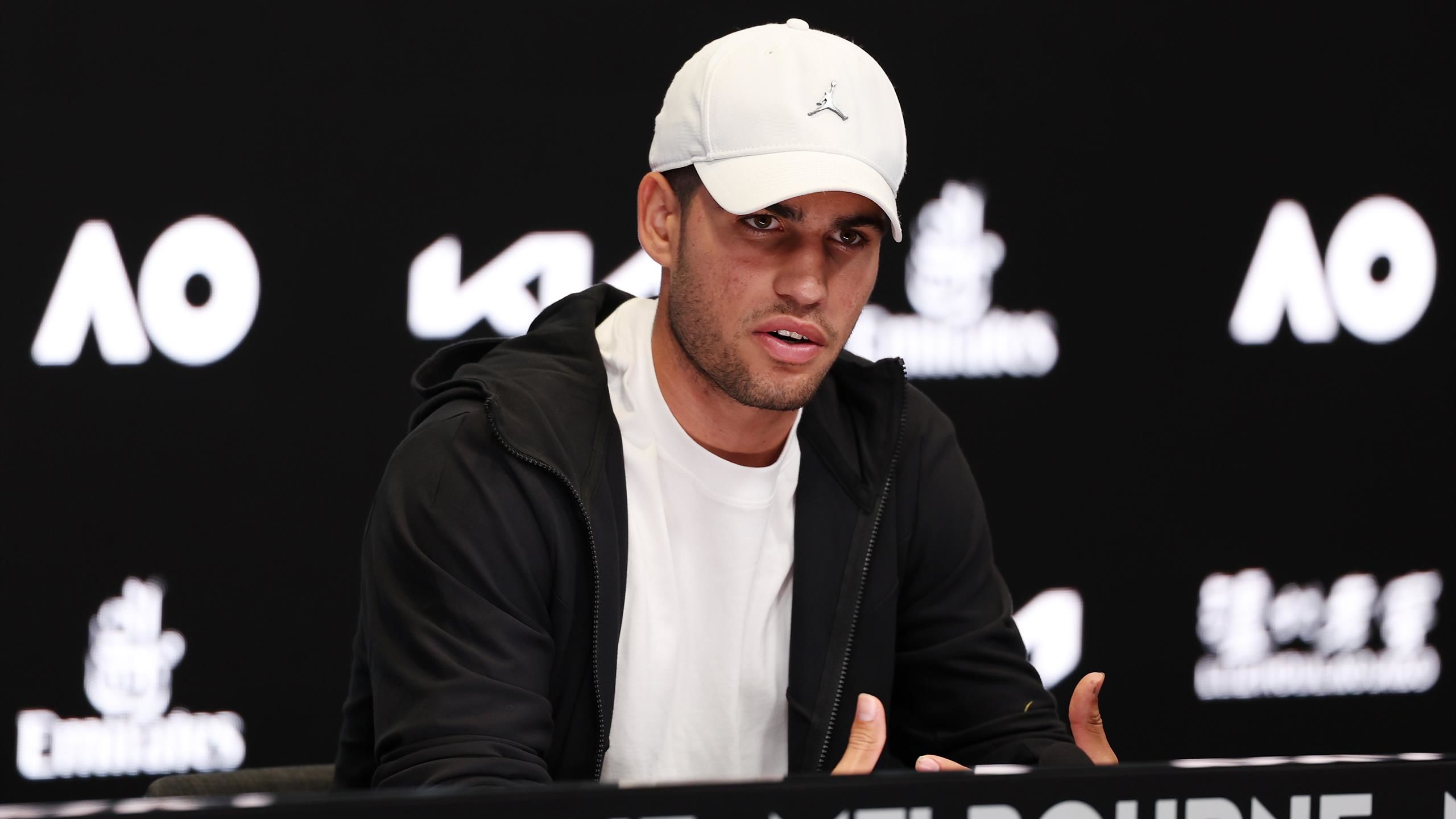 Abierto de Australia: Carlos Alcaraz quiere jugar la final ante Novak Djokovic 