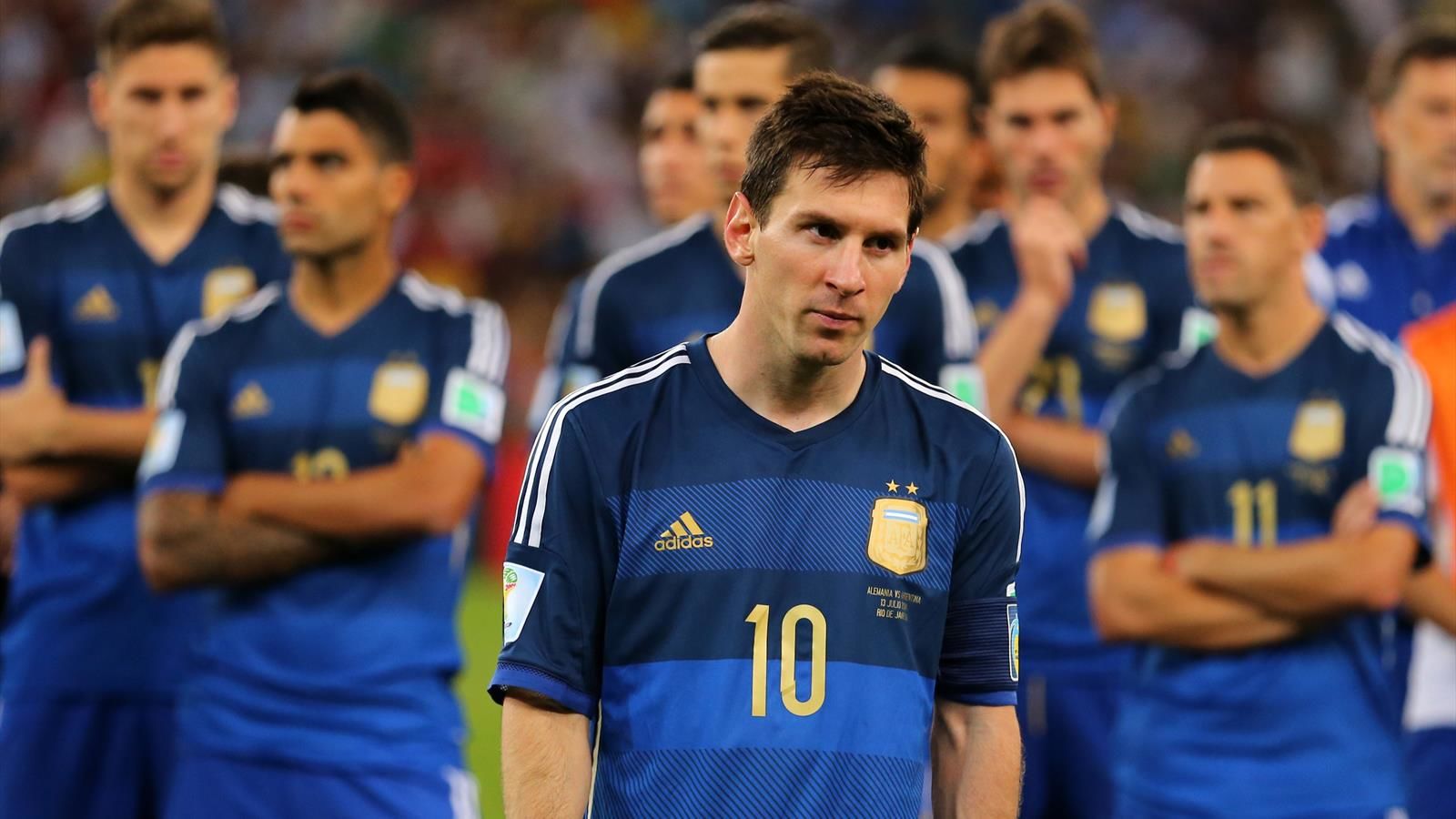 Messi is the first to score for Argentina in four World Cups