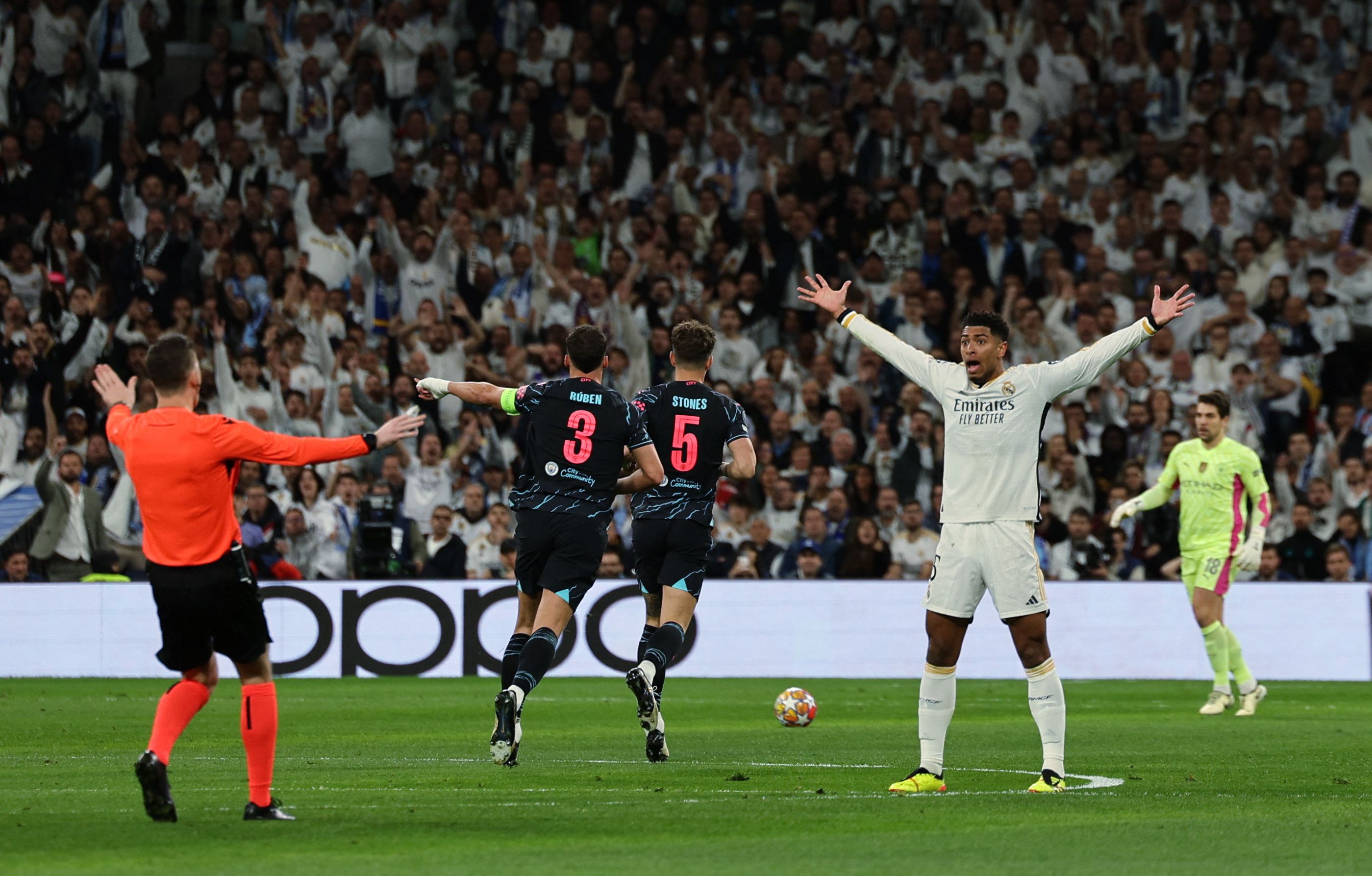  Real Madrid Draw Manchester City in a Six-Goal Thriller at the Bernabeu Stadium