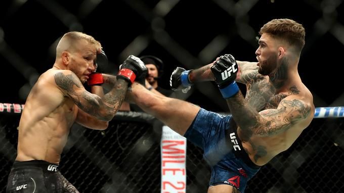 Dillashaw responded to Garbrandt's challenge