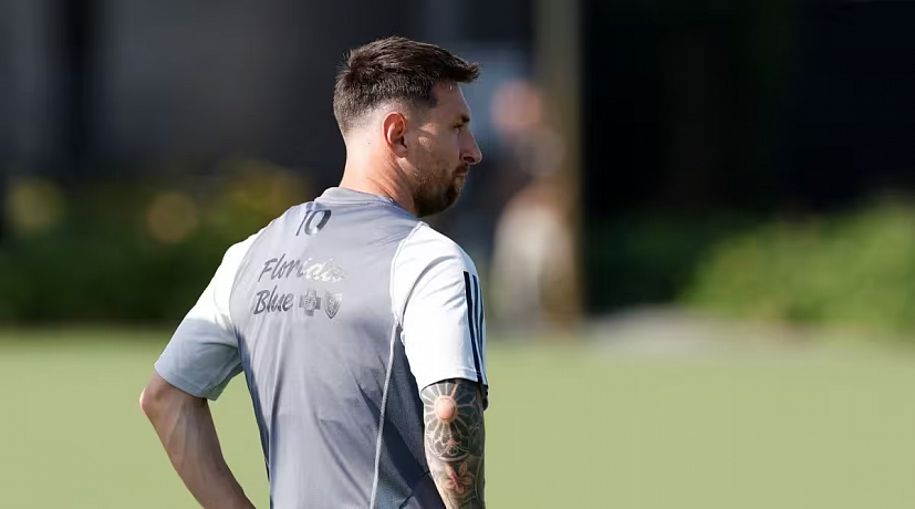 El delantero del Inter Miami Messi regresó a los entrenamientos con el equipo principal