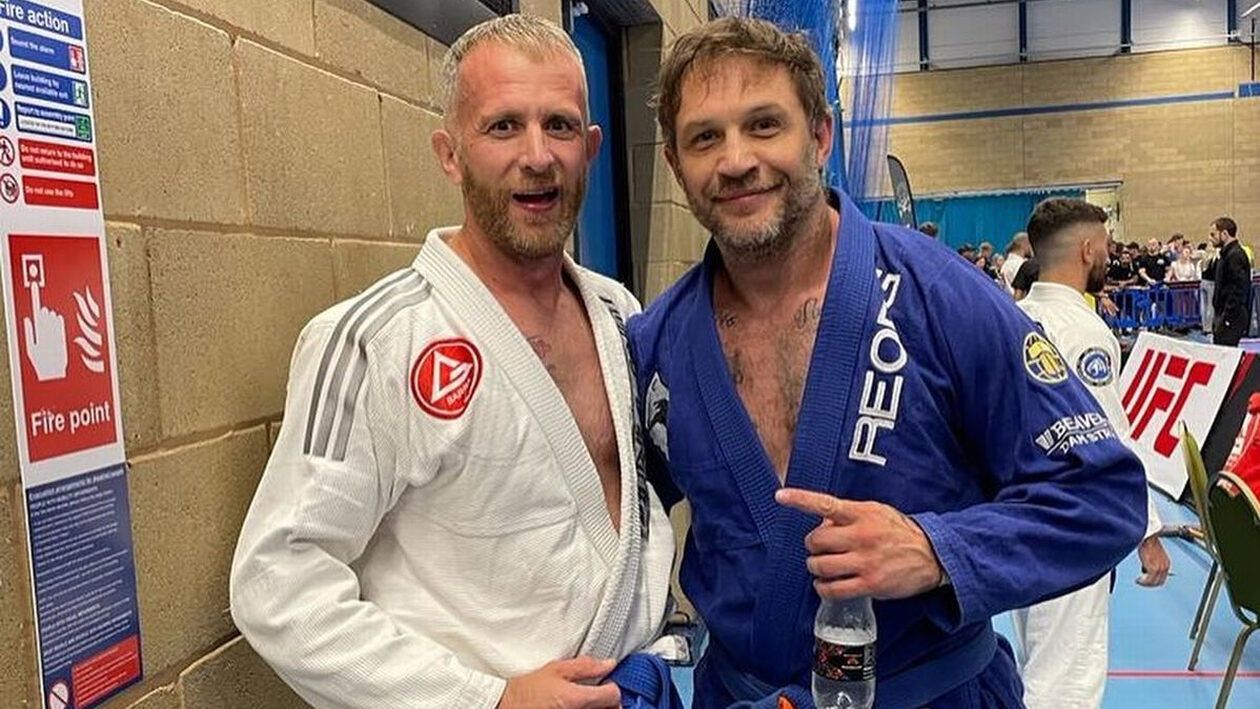 Tom Hardy wins two golds at a jiu-jitsu tournament