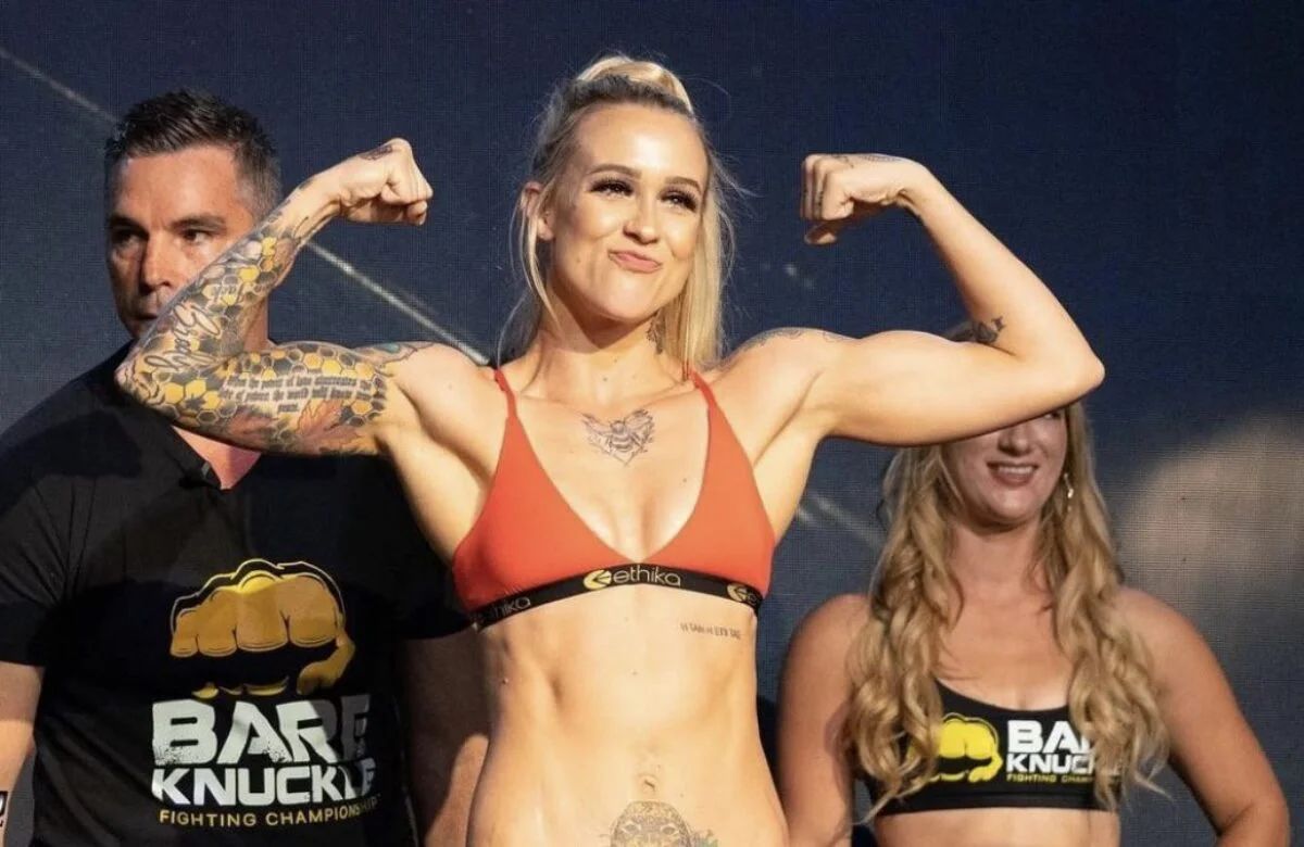 Bare Knuckle FC fighter Starling posts a hot photo in the ring