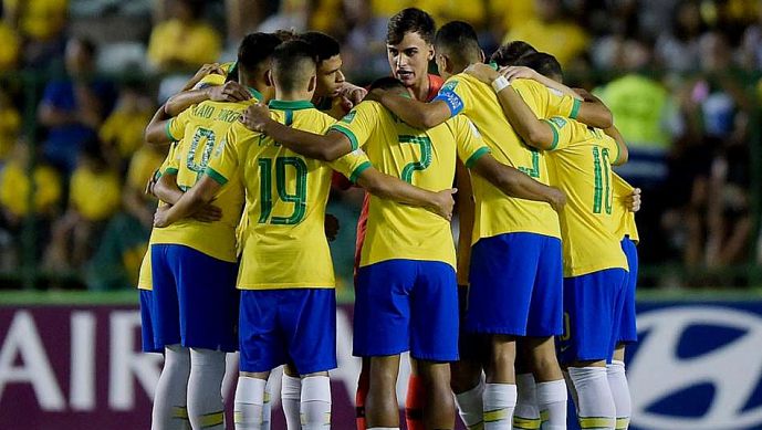 La selección brasileña sub-17 apuntó 77 veces a la portería de Nueva Caledonia