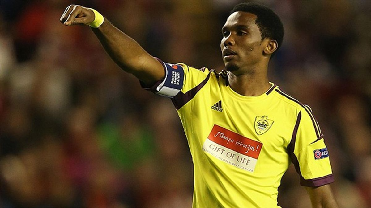 Former Anzhi Director Says Eto'o Earned 22,000 Dollars A Day