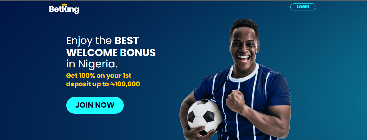 BetKing Welcome Bonus Up to 100,000 Naira