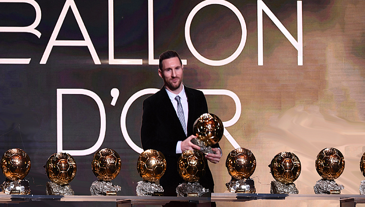 Messi ganó su octavo Balón de Oro